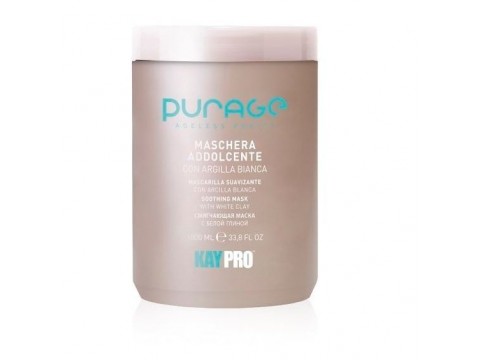KAY PRO MASCHERA PURAGE Kaukė Plaukams Su Baltuoju Moliu, 1000 ml KAY PRO MASCHERA PURAGE Kaukė Plaukams Su Baltuoju Moliu, 1000 ml